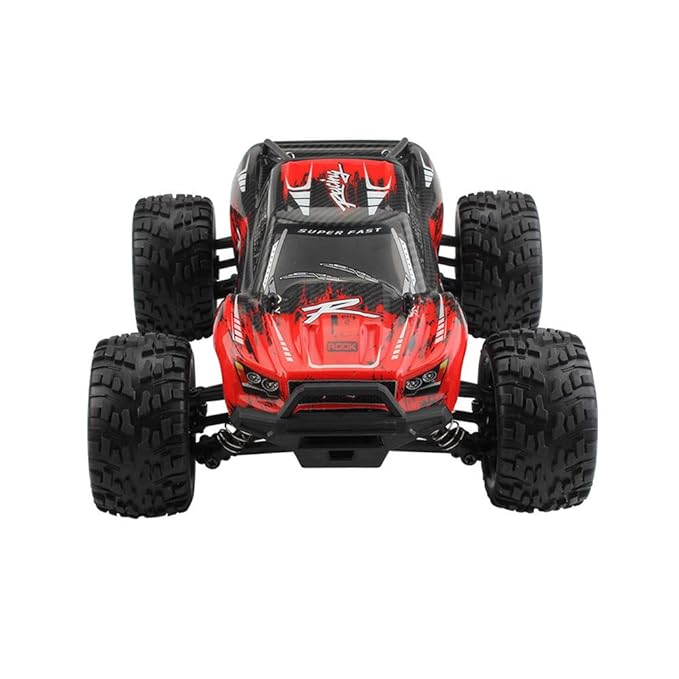 Wascoo Spielzeug Spielzeugauto Kindertagesgeschenk,1/16 4WD 36km / h High-Speed-Geländefahrzeug Bigfoot Truck RC