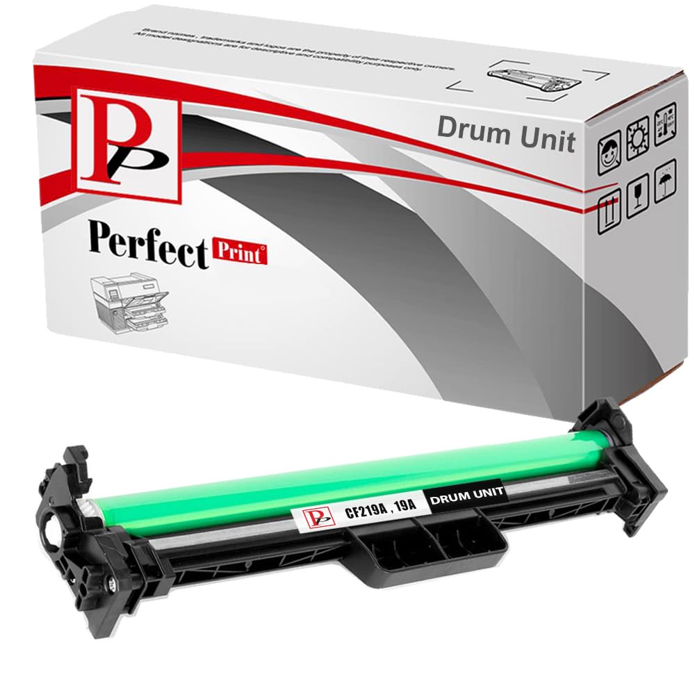 PerfectPrint Drum Unit For Printer, Compatible With HP M102 M102a M102w M130 M130a M130fn M130fnwp M130fw M130nw M132 M132a M132fn M132fp M132fw M132nw M132sfnw M132snw M134 CF219A 19A (Black)