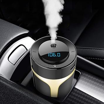 Auto Luftreiniger Auto Innenraum Luftbefeuchter Bluetooth Mp3 Smart Aromatherapie Luftbefeuchter Gerat Luftreinigung Und Rauchentfernung Amazon De Baumarkt