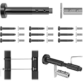 [Patent] Gyykzz 10 Pairs Black Swageless Invisible Cable Railing Hardware | T316 Stainless Steel Reusable Tensioner &amp; Fixed End, Screw-Locking Terminal No Crimping, Fit for 2"x2" Metal Railing Post