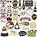 New Years Photo Booth Props, Glitter Photo Booth Props for Eve Party Supplies Decorations – 39 PCS