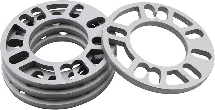 Amazon Com Dcvamous 9mm Universal Wheel Spacers For 4 Lug 5 Lug Vehicle Pcd 98mm To 130mm 4pc 3 8 Flat Aluminum Spacer For 4x98 4x100 5x100 5x108 5x110 5x112 5x114 3 5x115 5x120 5x127 5x130