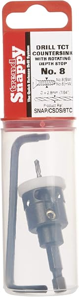 Trend Snappy TC No. 8 Drill Countersink with Non-Marring Depth Stop and 2.75mm view 6