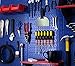 Wall Control Pegboard 32in x 16in Blue Metal Pegboard Tool Board Panel