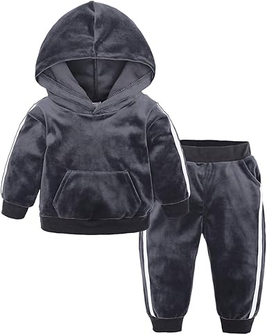baby velvet tracksuit