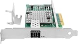 Elfcam 10Gb SFP+ NIC Intel X520-DA1 PCIe x8 Ethernet Card 1 Port Windows Linux view 3
