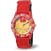 Marvel Kids' Plastic Time Teacher Analog Quartz Nylon Strap Watch