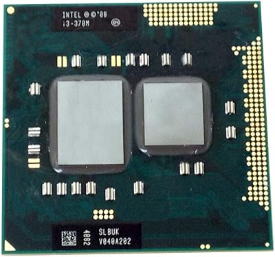 Intel Core i3-370M SLBUK Laptop Processor 2.4GHz Socket G1 3MB Mobile CPU