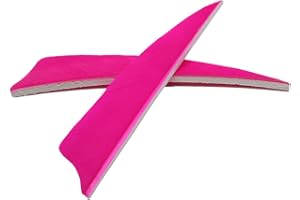 M.SJUMPPER ARCHERY Arrows 3 Inch Real Feathers Fletching with Shield Cut for DIY Hunting Shooting Shafts (36 Pack)