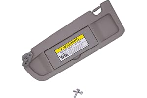 NHILES Tan Left Side Sun Visor Compatible with Honda Civic 2006 2007 2008 2009 2010 2011 Replaces# 83230-SNA-A01ZE 83280-SNA-A01ZE