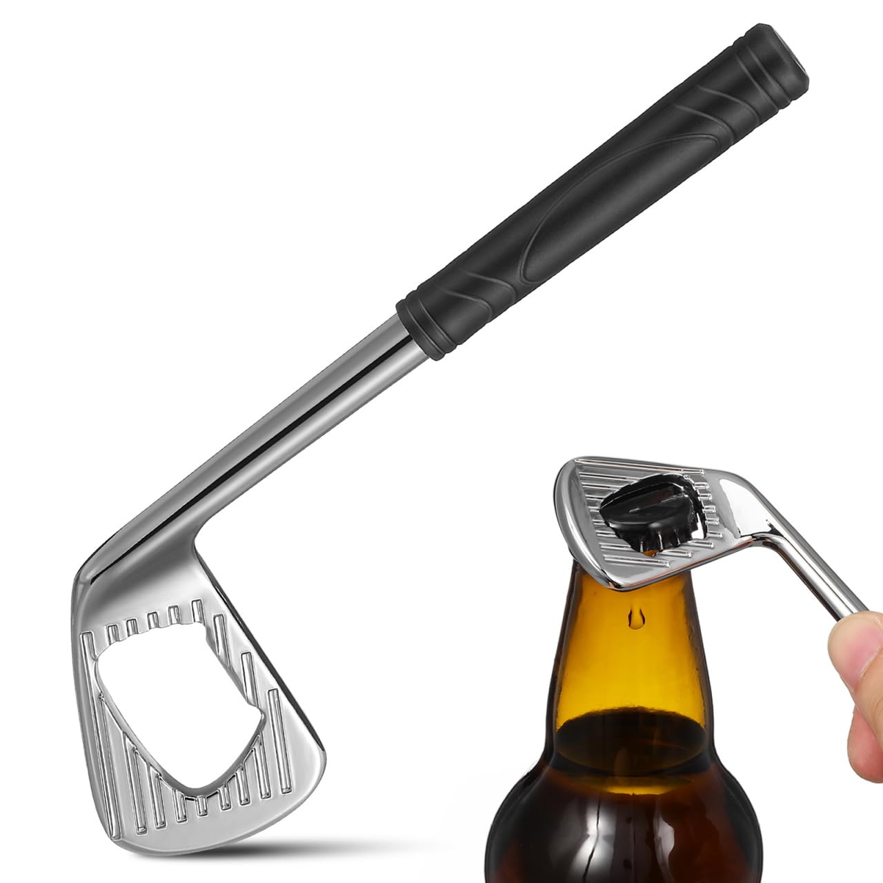 Ciieeo 1pc Golf Club Bottle Opener Novelty Golfer Beer Bottle Opener for The Golf Lover Beer Use Metal