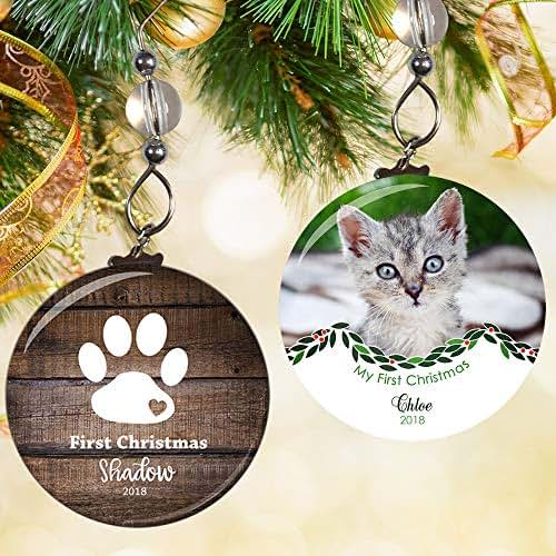 Cats First Christmas Ornament (Kittens First Christmas
