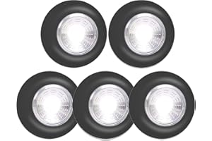 Dream Master Tap Lights Night Touch Light Push Light LED Bedroom Puck Lights Portable Under Cabinet Lighting Battery Operated Powered Wireless Kitchen Closet Counter,Black,5Pack
