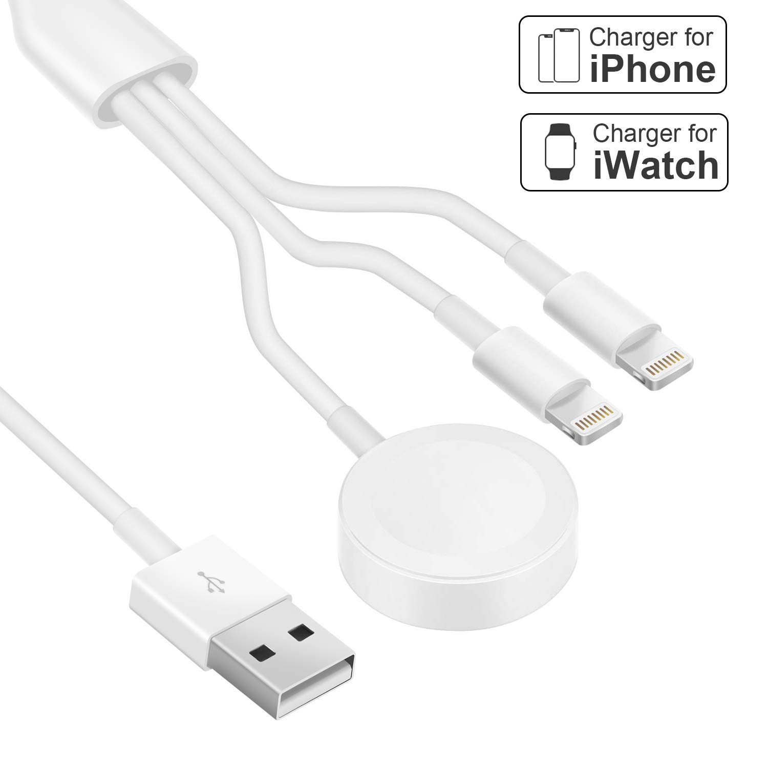 Compatible with Apple Watch Charger 3 in 1