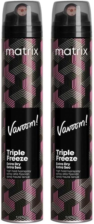Matrix Vavoom Triple Freeze Extra Dry Hairspray 300ml Pack of 2