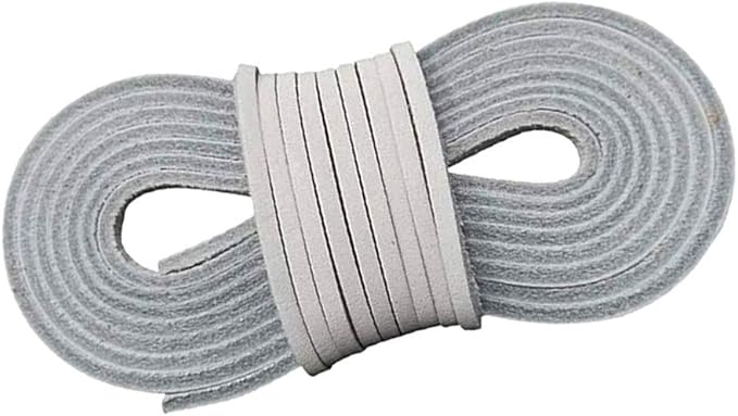 Amazon Co Jp 牛革 シューズストラップ 靴ひも ブーツ 靴紐 コード ネックレス バッグ 手芸 72インチ ４色 グレー 服 ファッション小物