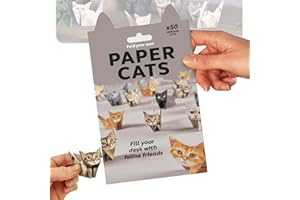 DIY Paper Cats Origami Kit, Cute Animals Shaped 3D Origami Kit, Christmas Decoration Kits, Fold Your Own Papers Cat, Desk Dec