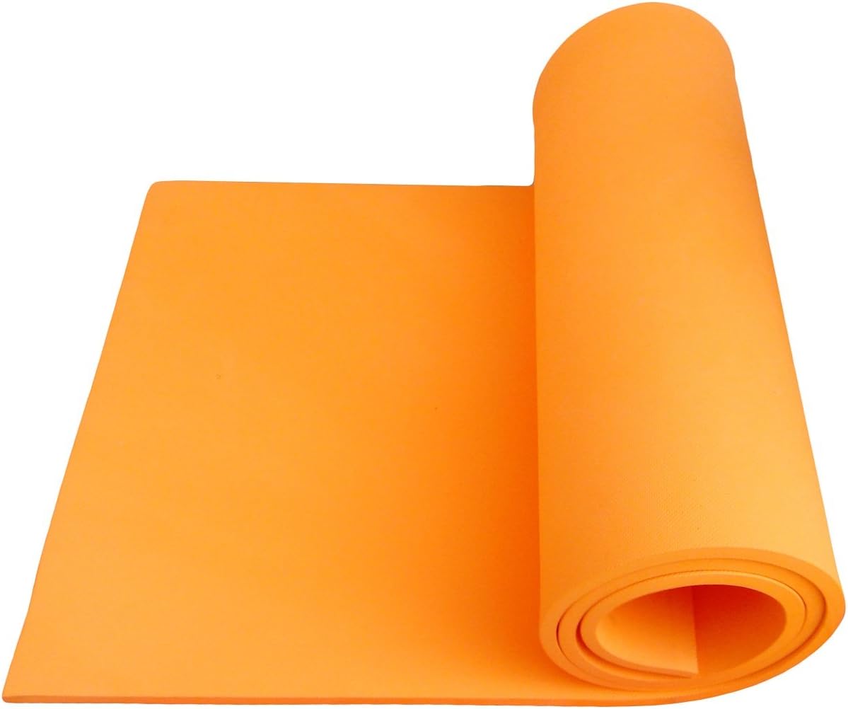 Miss U Best Yoga Mat ( 6mm,8mm,10mm) Double Non Slip Pilates Mat and Exercise Mat, Meditation Mats for Muscle Relaxation,100% EVA And Rubber, Eco friendly, Lightweight and Durable, Exercise Class Typical Mat