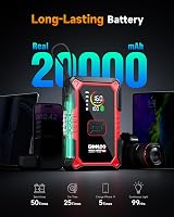 GOOLOO A5 Jump Starter with Air Compressor 4000A 160 PSI Tire Inflator view 6