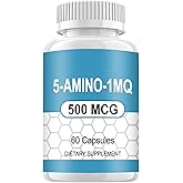 5 Amino 1mq Supplement Capsules 500MCG 60ct (3RD Party Tested)