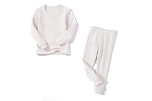HahaNice Toddler Girls Boys Soft Cotton Warm Thermal Set for Kids