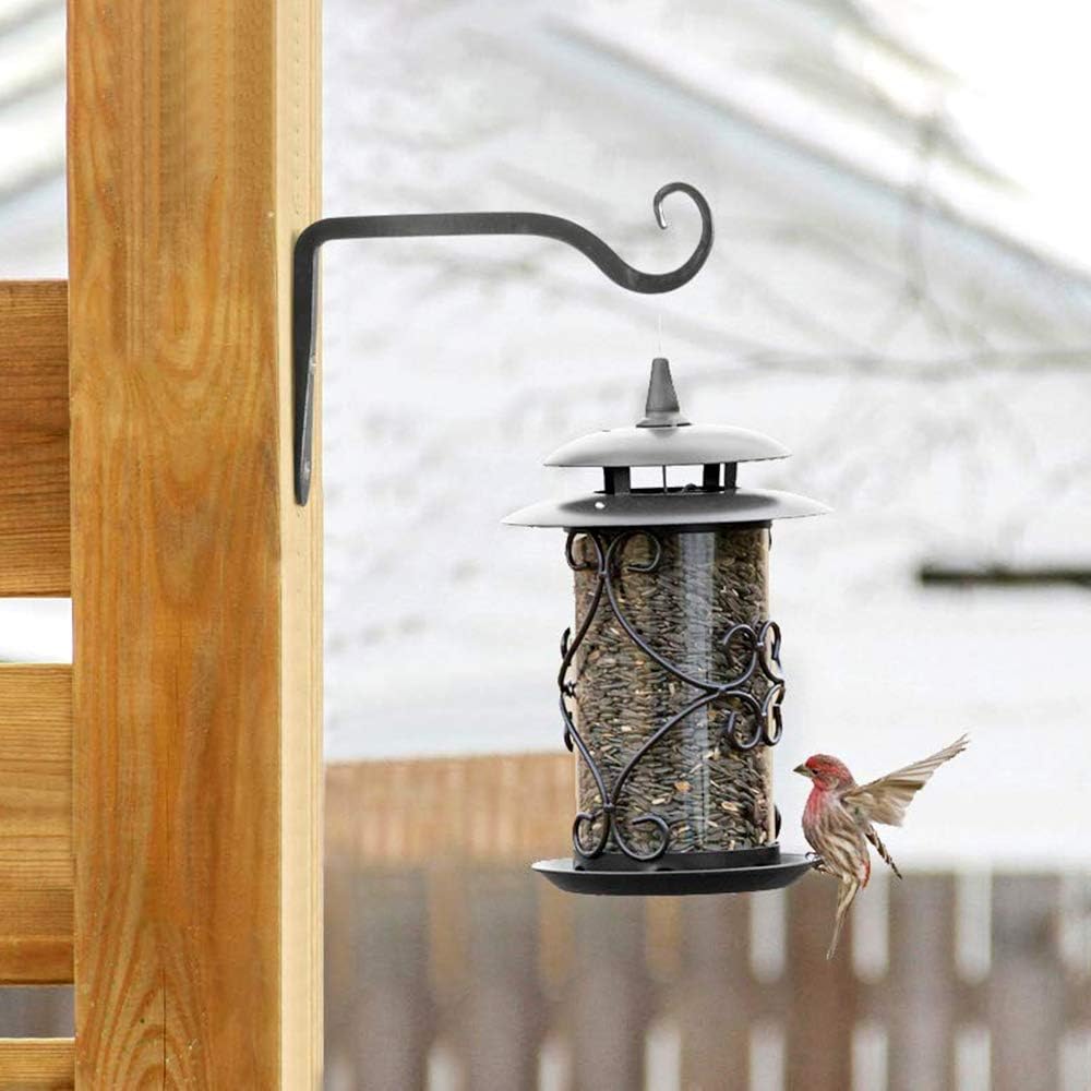 JTWEB Ganchos Negros para Colgar en la Pared Gancho Pared Planta Gancho