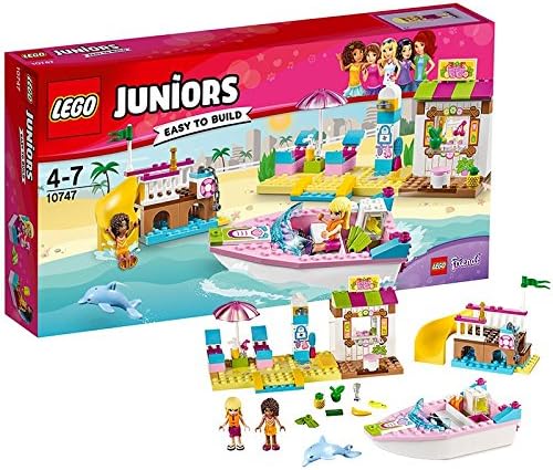 LEGO 10747 Andrea and Stephanie's Beach Holiday Building Set, Mixed