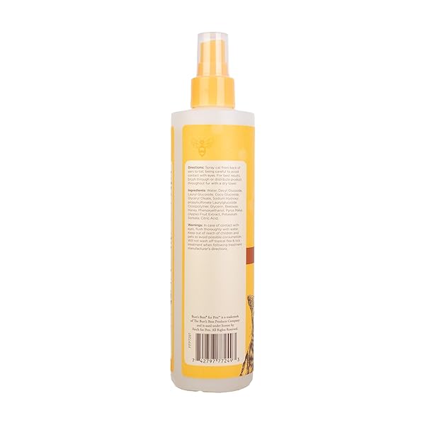 BURT’S BEES PET, SHAMPOO WATERLESS SPRAY CAT, 10 FL OZ