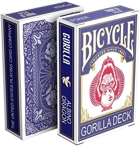 Albino Dragon Gorilla Deck Playing Cards