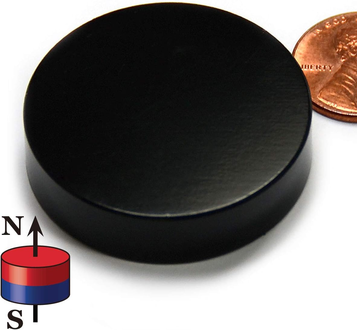 1 Piece N52 Powerful Neodymium Disc 1.5” Diameter x 3/8 Thick