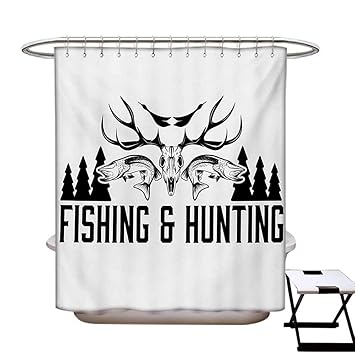 Amazon Com Hunting Shower Curtains Waterproof Hunting And Fishing