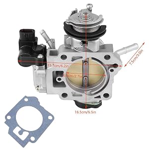 AMCCM Throttle Body For Honda Accord 2.4L 2003-2005 – Replaces 16400-RAA-A62, Smooth Acceleration