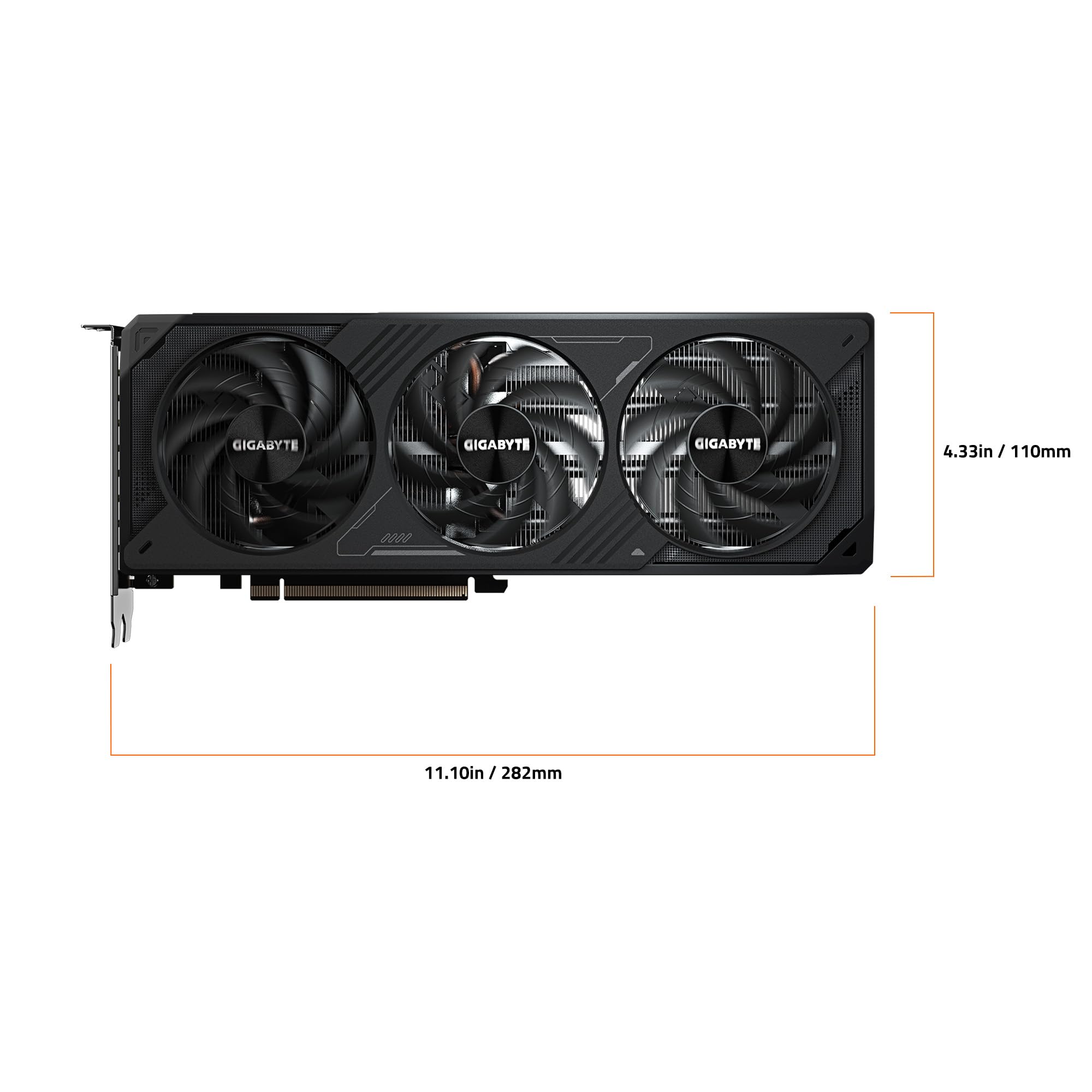 GIGABYTE GeForce RTX 5070 WINDFORCE OC SFF 12G Graphics Card, 12GB 192-bit GDDR7, PCIe 5.0, WINDFORCE Cooling System, GV-N5070WF3OC-12GD Video Card