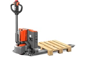 T TORY CARRIER Tory Carrier Electric Pallet Truck 3300 Lb. Cap. Heavy Duty Pallet Jack 48 x 27 Forks Size Big Capacity Li-ion Battery