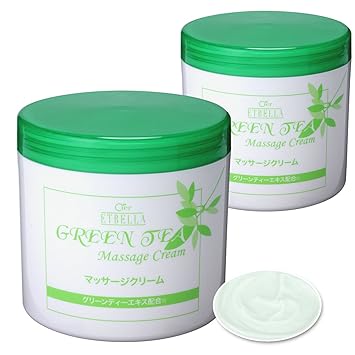 Amazon シエル エトゥベラ 緑茶マッサージクリーム 450g 2個 Amazon シエル エトゥベラ 緑茶マッサージクリーム 450g 2個