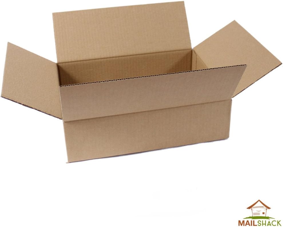 Pack of 5 SINGLE WALL Packing Carton Boxes FlatPacked & Strong 12" x