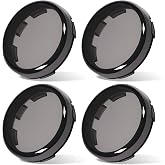 Benlari 2inch Smoke Bullet Turn Signal Light Lens Cover Anti-scratch Lenses Fit for Harley Touring Street Glide Road Glide Road King Electra Glide Softail Dyna Sportster Iron883 1200, 4PCS