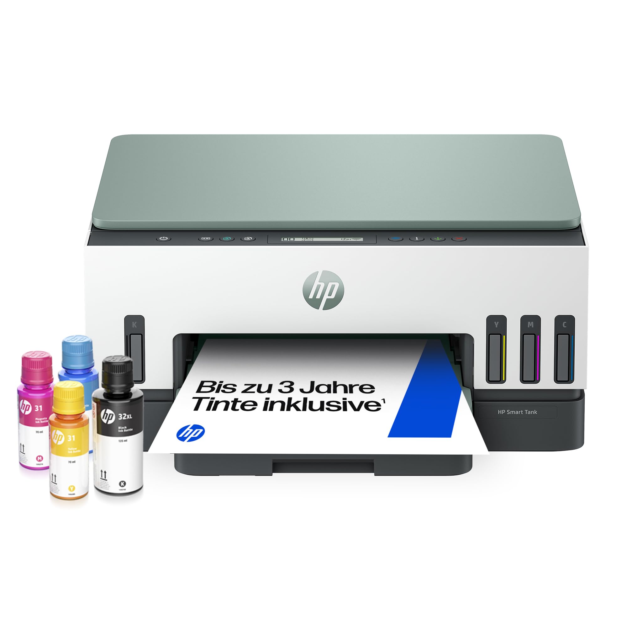 HP Smart Tank 7007 3-in-1 Multifunktionsdrucker (WLAN; Duplex-Druck) – 3 Jahre Tinte inklusive, 3 Jahre Garantie, großer Tintentank, hohe Reichweite, Drucken in hoher Qualität