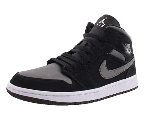 jordan mid 1 black grey