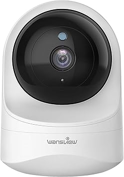 Wansview Camera Surveillance Wifi 1080p Camera Ip Wifi Sans Fil Camera Dome Avec Vision Nocturne Detection De Mouvement Audio Bidirectionnel Pan Tilt Pour Bebe Animal Q6 Blanche Amazon Fr High Tech