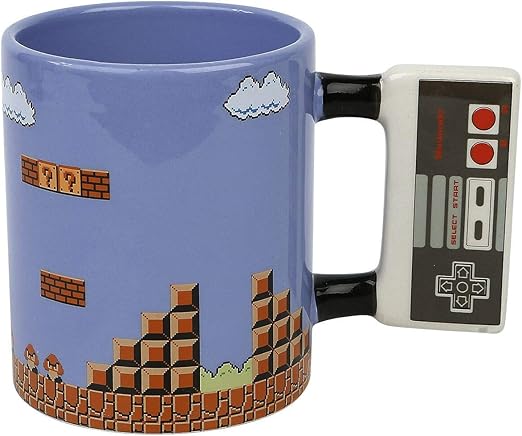 Super Mario Bros – XXL Taza de café 575 ml – Nivel 1 – Caja de regalo: Amazon.es: Hogar
