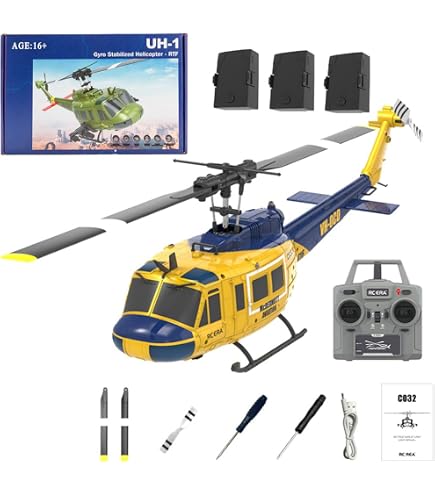 Amazon.com: ConsoleXpress Battery for C032 UH-1 Huey RC Helicopter