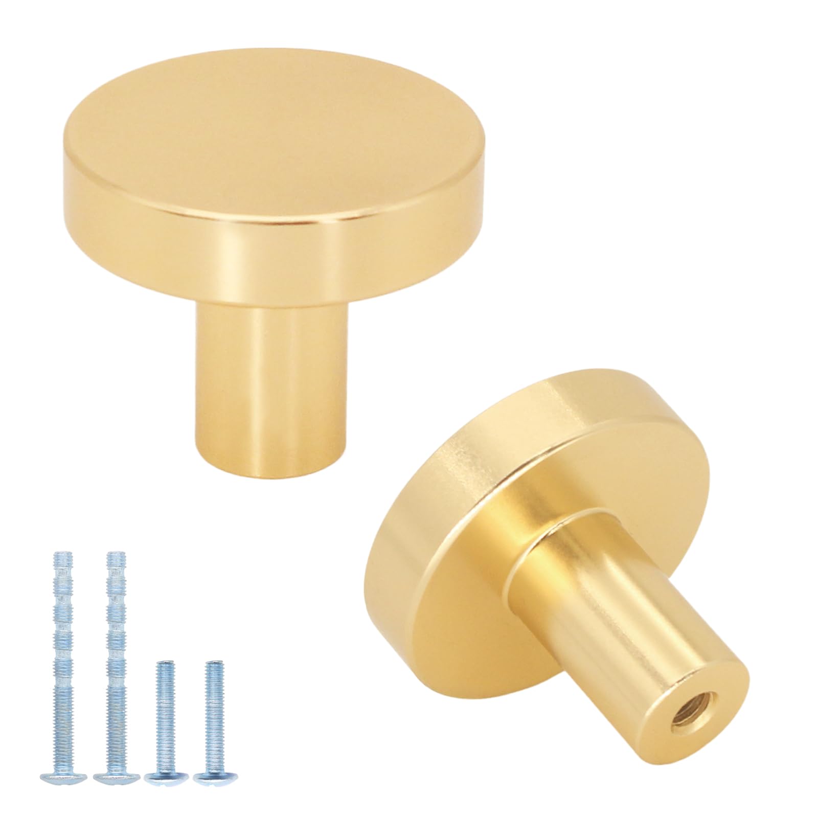 HANIHUA 20 Pack Gold Cabinet Knobs for Dresser
