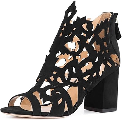 most comfortable peep toe booties