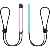 Lonxmovs 2 Pack Wrist Strap for Switch 2 Joycon 2 (Purple and Green) | Replacement Accessories for Joy con 2 controller Straps