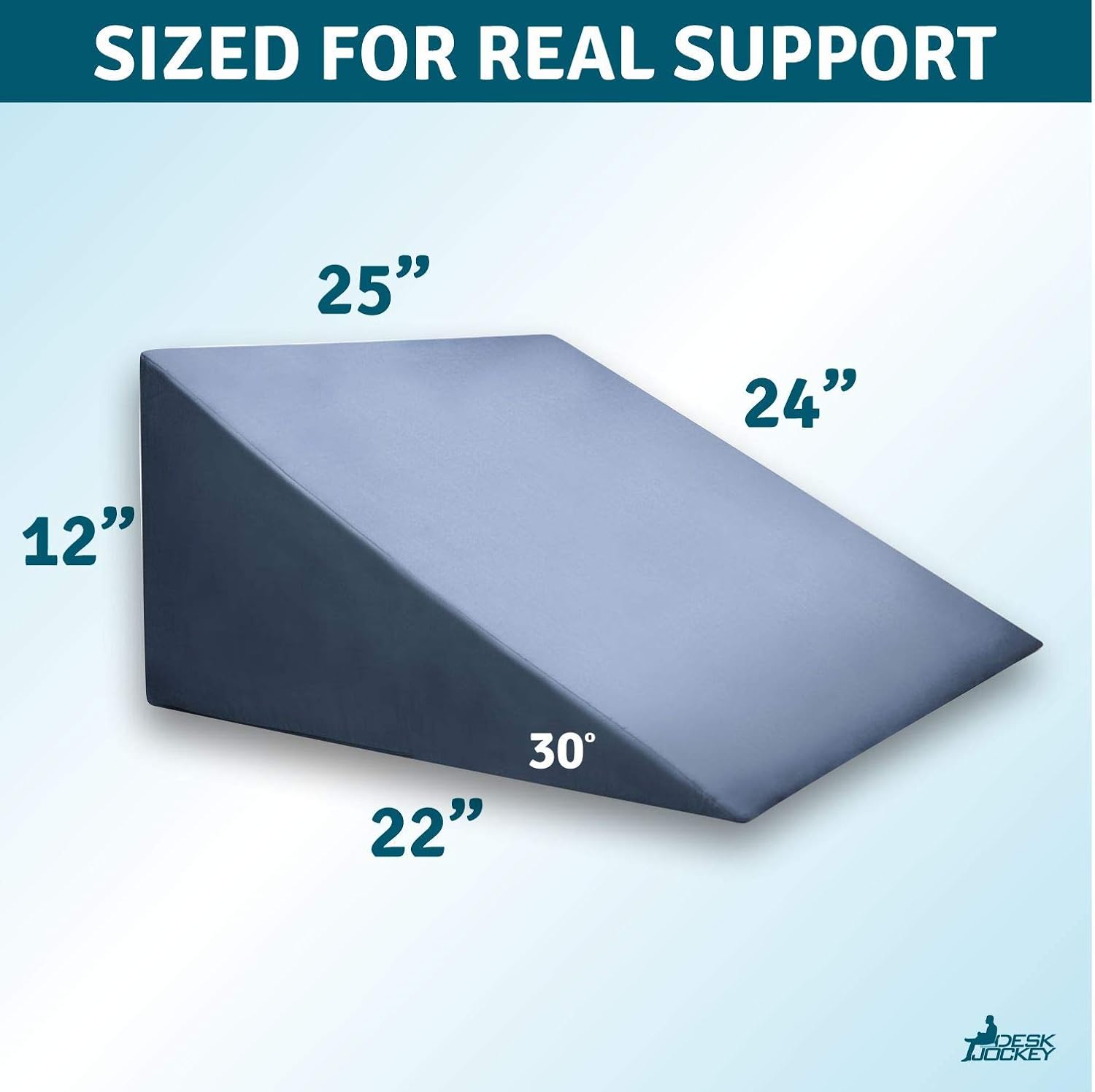 Bed Back Wedge Pillow - Incline Bed Rest for Sitting Up - Sleep Back Support, Pregnancy, Surgery Recovery, GERD, Acid Reflux, Apnea: Home & Kitchen