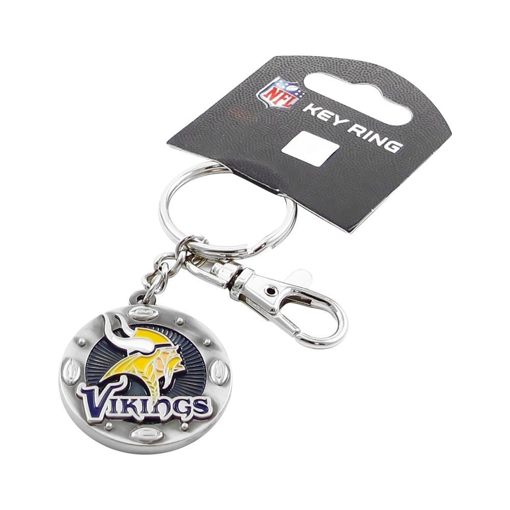 aminco NFL Minnesota Vikings Impact Keychain Silver