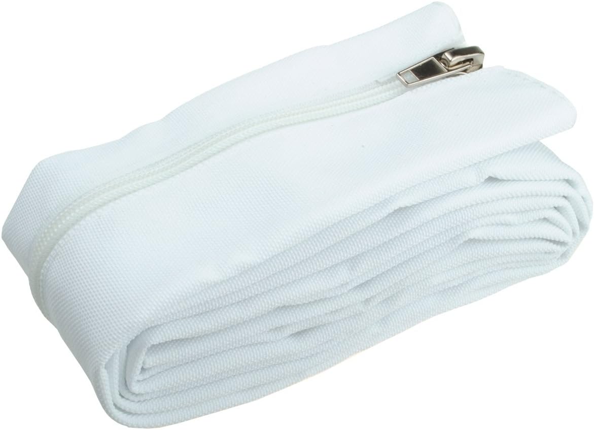 FISUAL Zip Cable Tidy Wrap (50mm Dia 1m Length, White) - Image 3