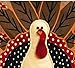 Evergreen Flag Turkey Burlap Door Decor (Original)