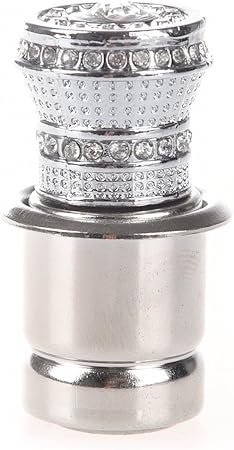 Amazon Sodial 12v オート クリスタルラインストーン 車のシガーライター 点火 シルバー 灰皿 シガーライター 車 バイク